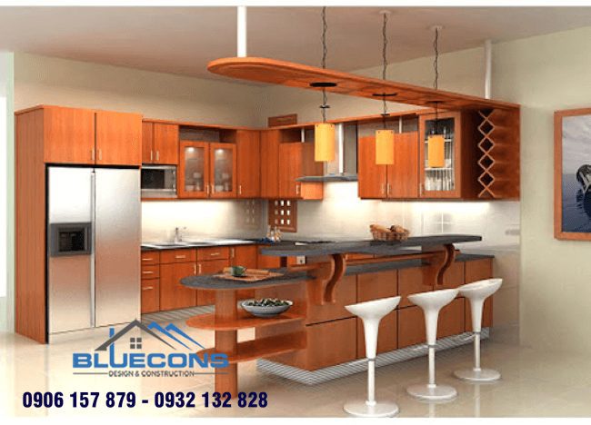 Quầy bar ngăn bếp và phòng khách 4 Lôi cuốn mọi ánh nhìn với quầy pha chế đẹp