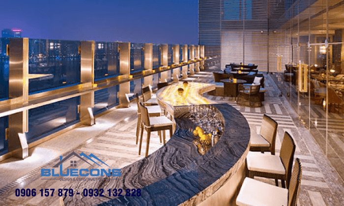 Quầy bar ngoài trời đẹp 4 Tủ trưng bày đồ cổ cho phòng khách ấn tượng
