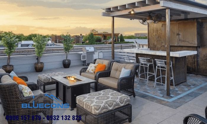 Quầy bar ngoài trời đẹp 9 Tủ trưng bày đồ cổ cho phòng khách ấn tượng