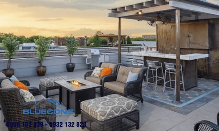 Quầy bar ngoài trời đẹp 9 Tủ trưng bày đồ cổ cho phòng khách ấn tượng