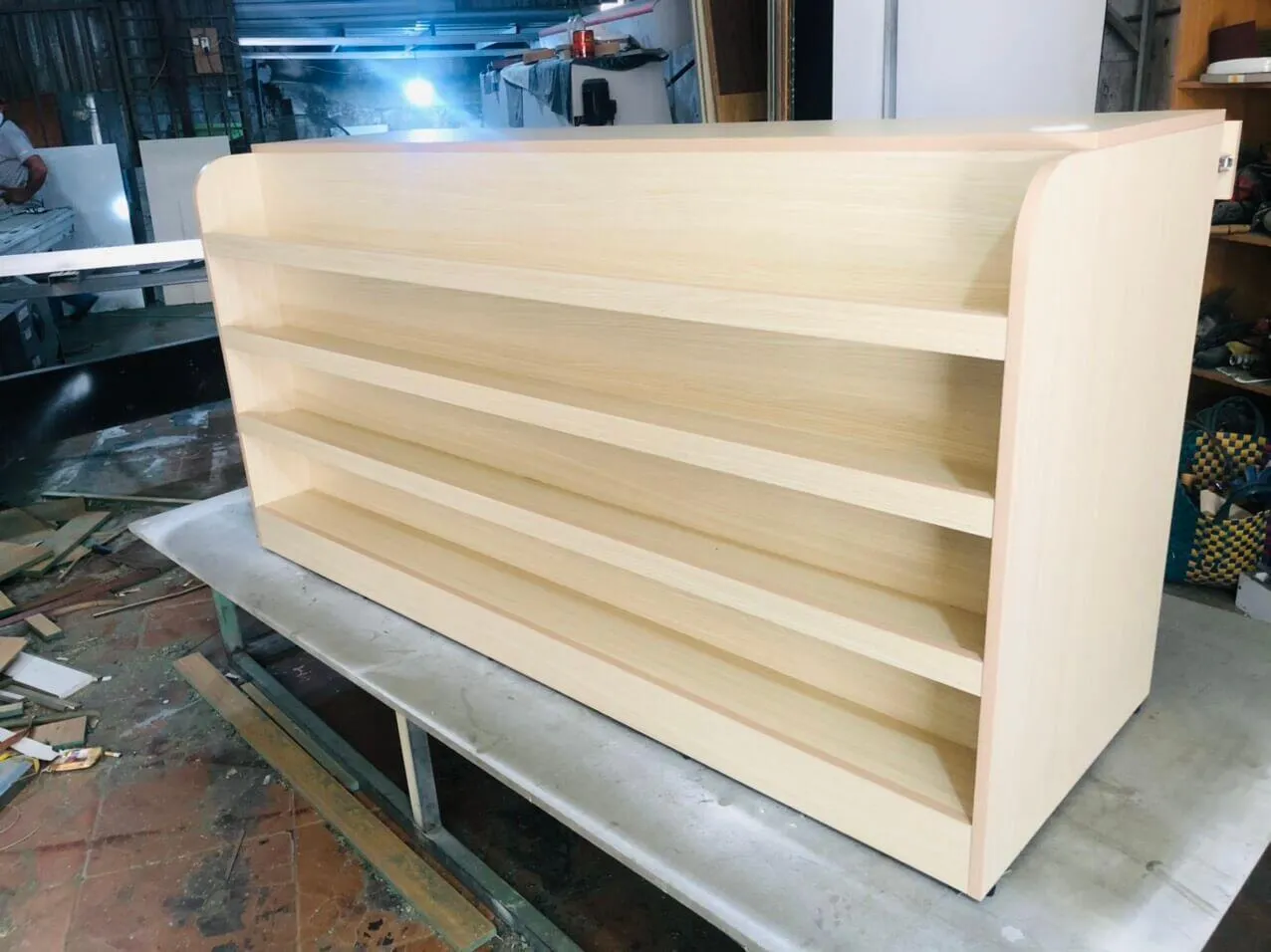 Quầy thu ngân có kệ trưng bày giá rẻ 5 Thiết kế phòng chung cư đẹp