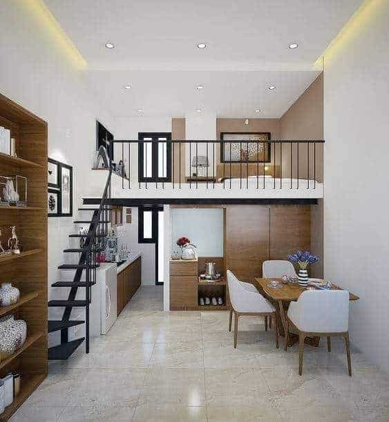 Thiết kế gác lửng trong căn hộ chung cư như thế nào  KN129097  Kiến trúc  Angcovat