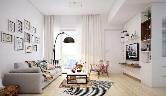 Mẫu không gian thiết kế nội thất chung cư đẹp