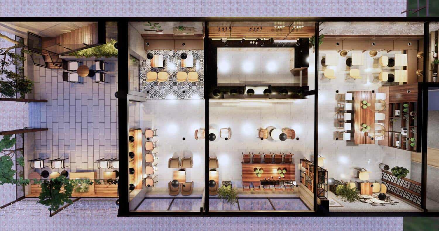 Thiết kế quán cafe phong cách vintage