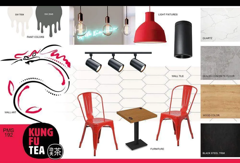 Thiết kế quán trà sữa nhỏ đẹp 2 Thiết kế quán cafe phong cách vintage