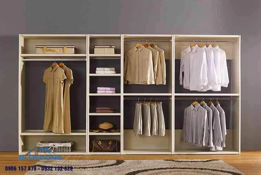 Tủ treo quần áo 5 Thiết kế phòng chung cư đẹp