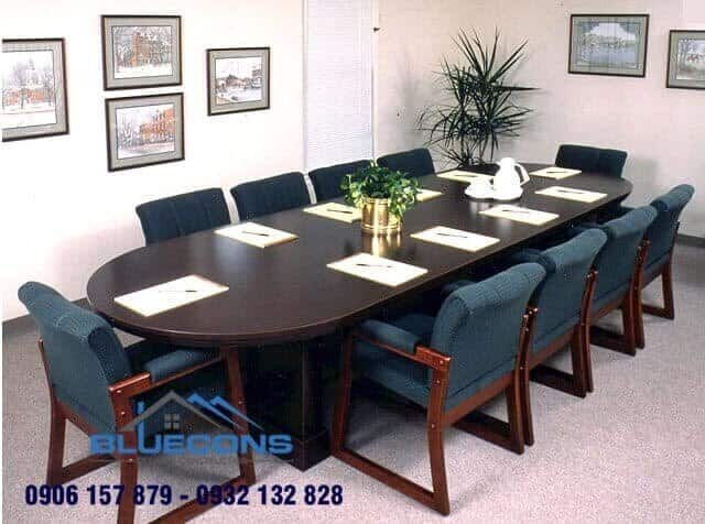 100+ Mẫu bàn họp cao cấp văn phòng khẳng định vị thế công ty 10 Điểm nhấn cho những không gian vừa và nhỏ là bàn họp hình Oval
