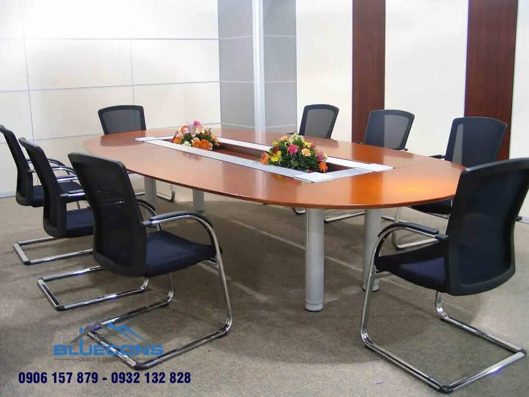 Gợi ý 45+ mẫu bàn họp chân sắt 2m4 mặt gỗ, đa dạng phong cách cho văn phòng 9 Thiết kế phòng chung cư đẹp