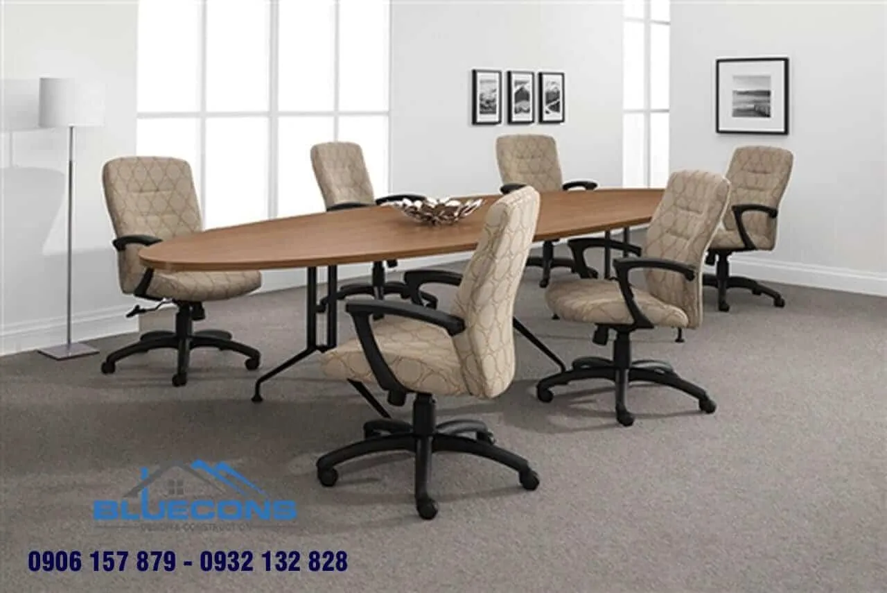 Mê mẩn với 15+ mẫu bàn họp hình elip tinh tế, hiện đại xu hướng 2023 2 Thiết kế phòng chung cư đẹp
