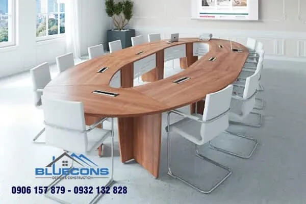 Mê mẩn với 15+ mẫu bàn họp hình elip tinh tế, hiện đại xu hướng 2023 5 Thiết kế phòng chung cư đẹp