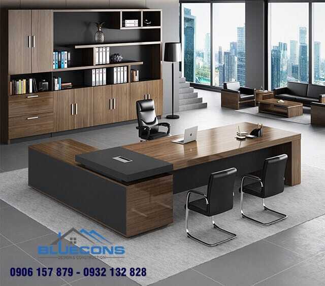 Bàn giám đốc chữ L đẳng cấp, sang trọng