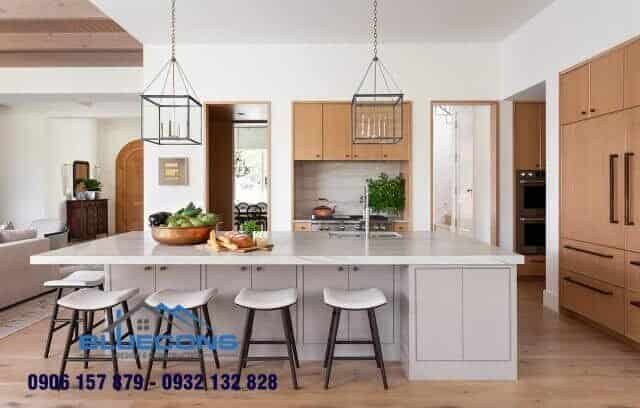 Quầy bar bếp đơn giản 13 Thiết kế phòng chung cư đẹp