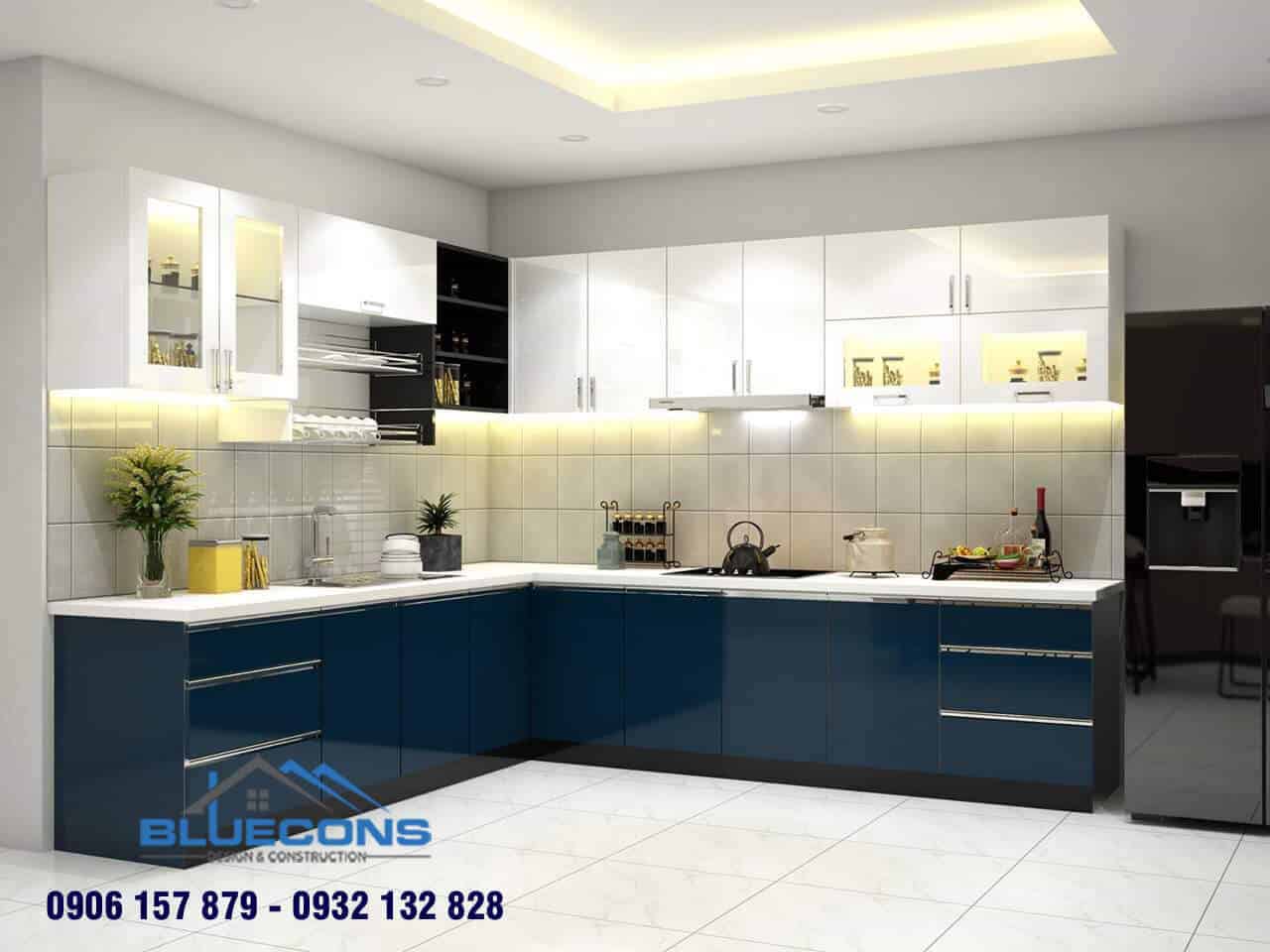 Quầy bar bếp đơn giản 14 Thiết kế phòng chung cư đẹp