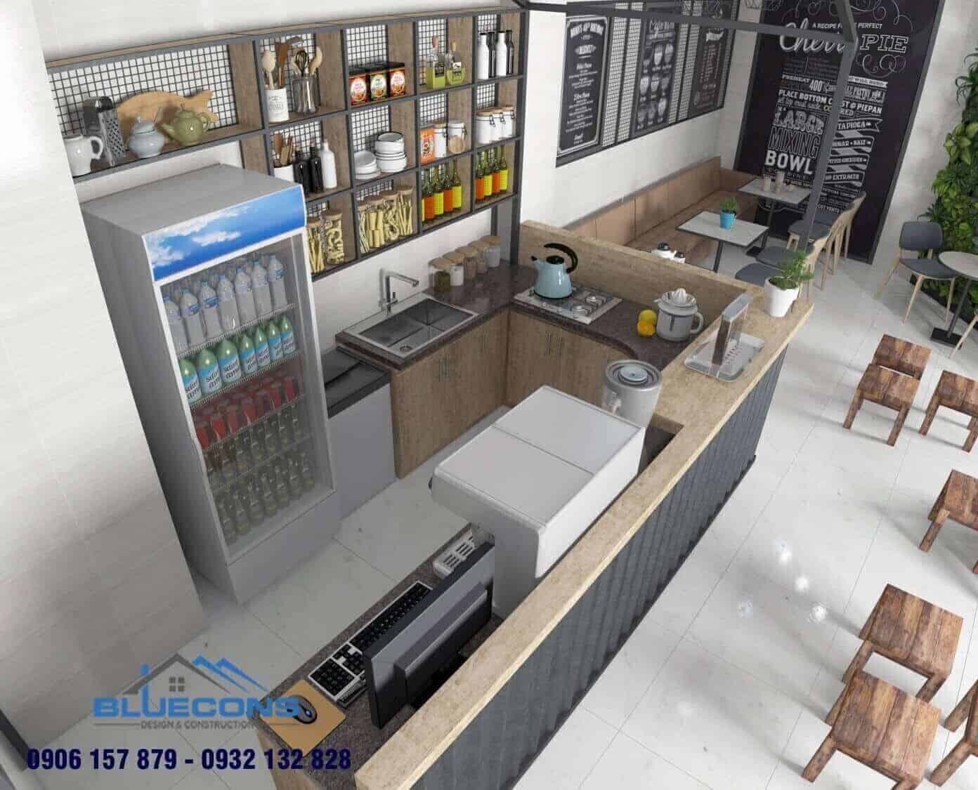 Quầy thu ngân quán cafe rẻ đẹp TPHCM 5 Quầy thu ngân quán cafe rẻ đẹp TPHCM