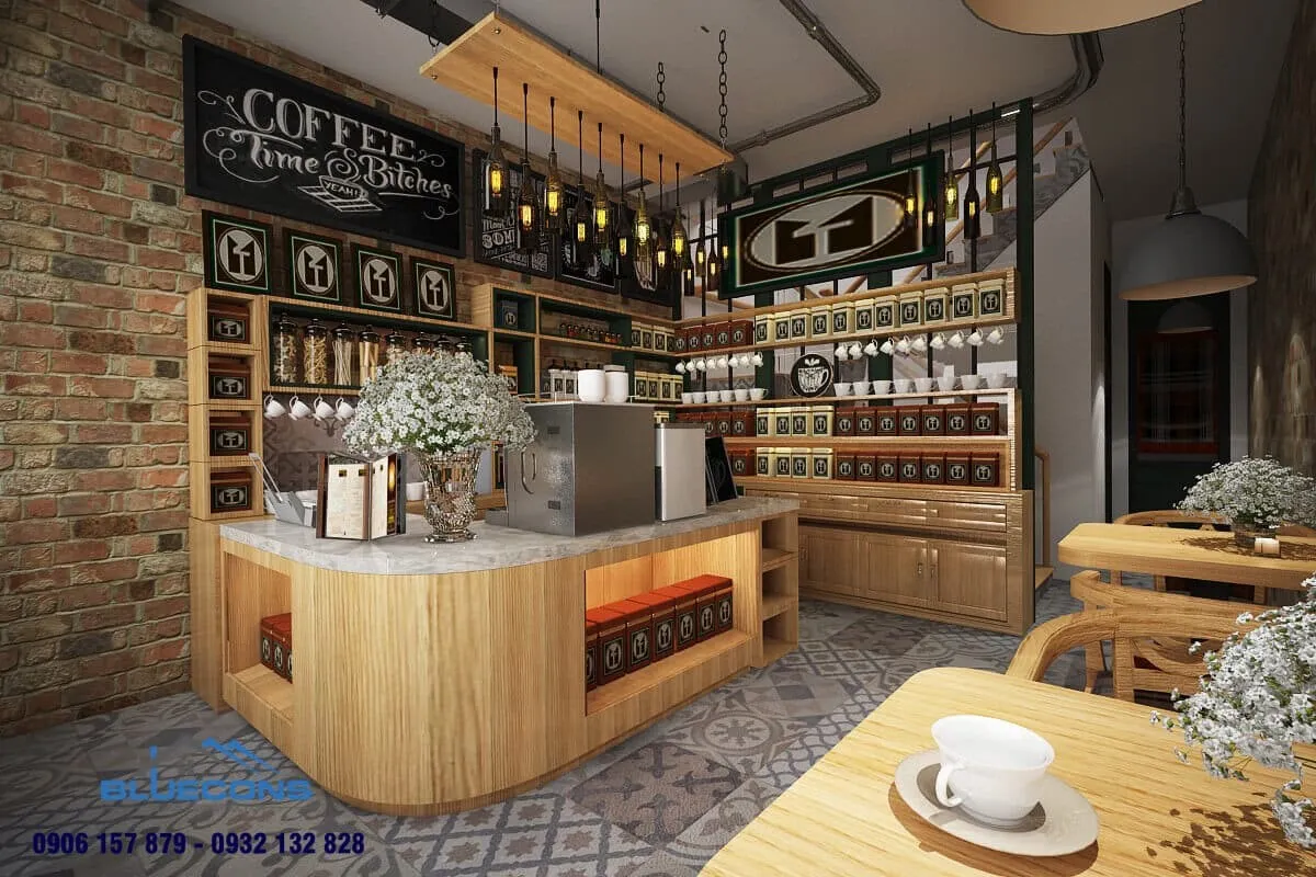 Quầy thu ngân quán cafe rẻ đẹp TPHCM 9 Quầy thu ngân quán cafe rẻ đẹp TPHCM