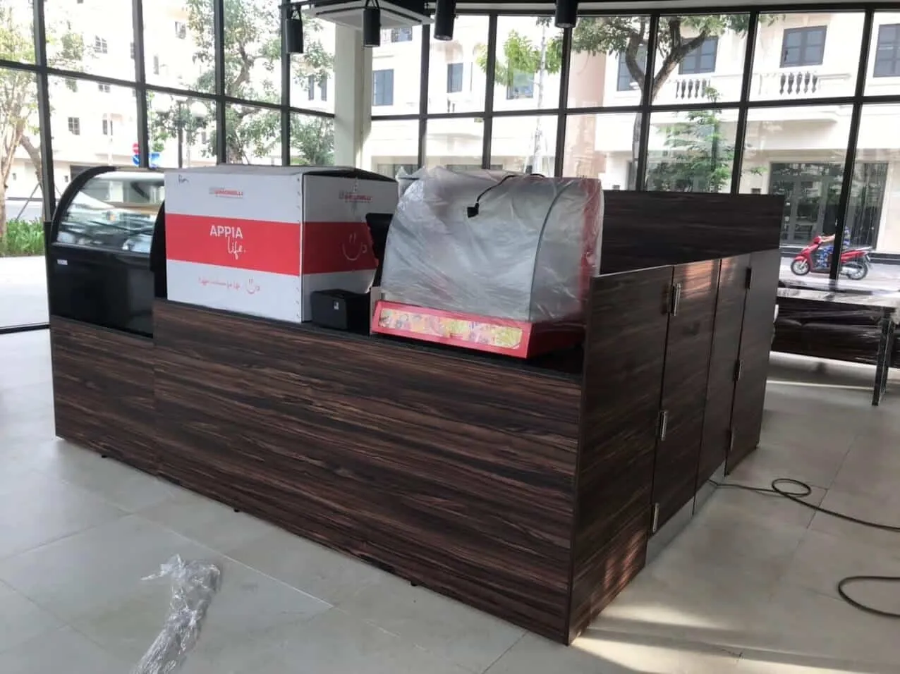 Quầy bar pha chế gỗ công nghiệp mdf chống ẩm và hdf chống nước 13 Quầy bar pha chế gỗ công nghiệp mdf chống ẩm và hdf chống nước