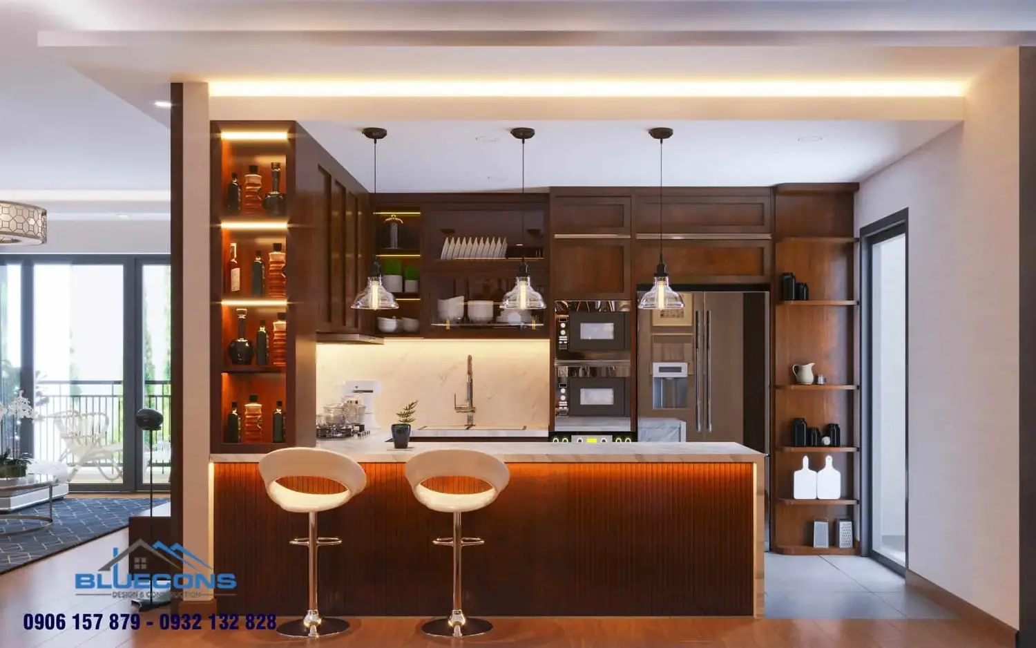 Bộ sưu tập 100+ mẫu quầy bar tân cổ điển 2 Thiết kế phòng chung cư đẹp