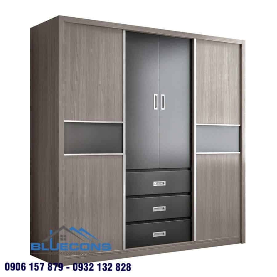 Mẫu tủ quần áo được thiết kế phù hợp với sở thích của khách hàng
