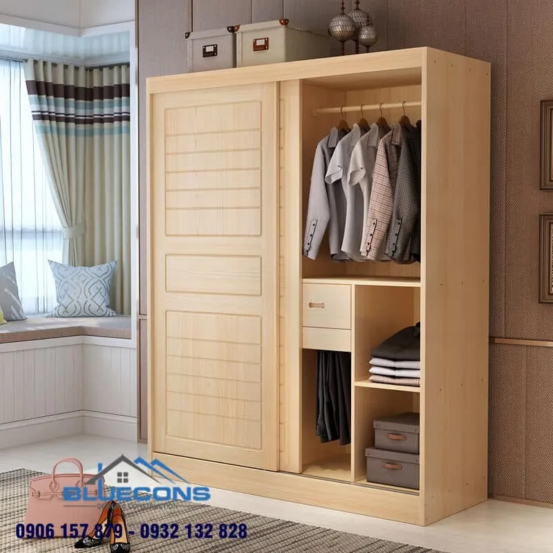 Tủ quần áo hiện đại 2024 4 Thiết kế phòng chung cư đẹp