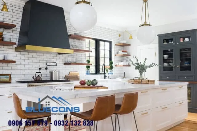 Tủ bếp chữ I 14 Thiết kế phòng chung cư đẹp