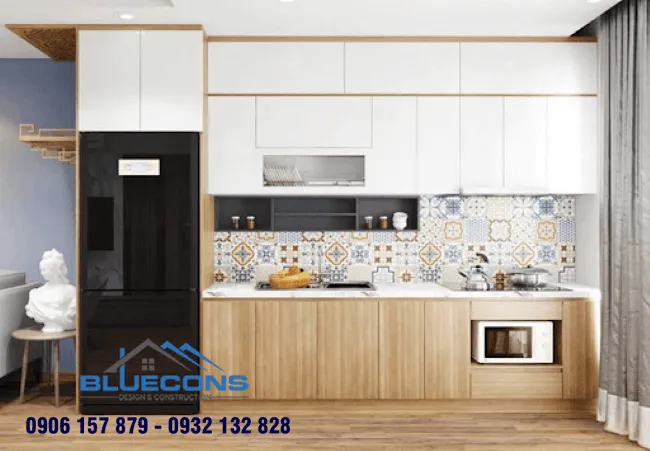 Kích thước tủ bếp 6 Thiết kế phòng chung cư đẹp