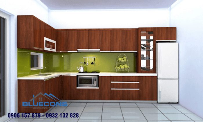 Kích thước tủ bếp 10 Cách chọn tủ bếp gỗ MDF đạt chuẩn thiết kế nhà bếp hiện đại