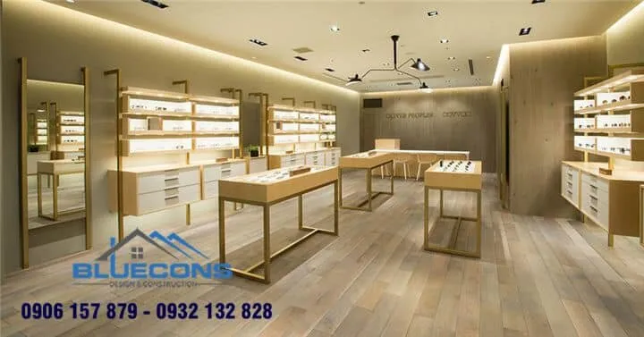 Tủ trưng bày kính mắt đẹp 14 Tủ trưng bày kính mắt đẹp