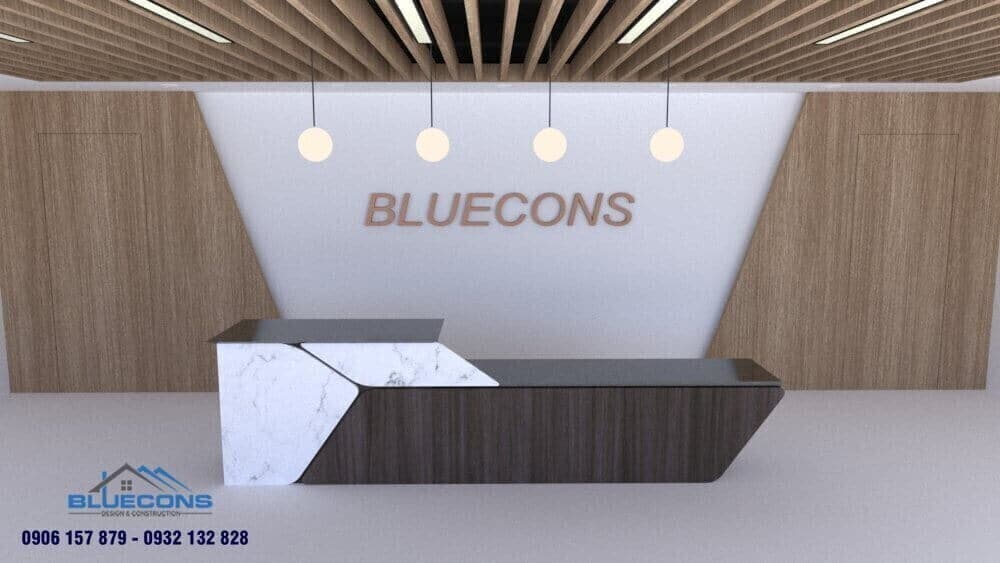 Tủ kính trưng bày chất lượng cao 8 Bluecons là đơn vị chuyên làm tủ kính trưng bày