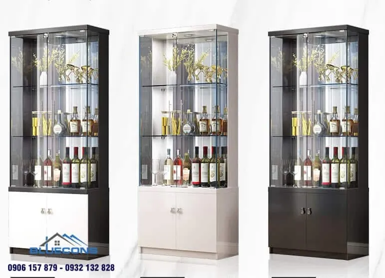 Tủ kính trưng bày chất lượng cao 3 Tủ kính trưng bày chất lượng cao
