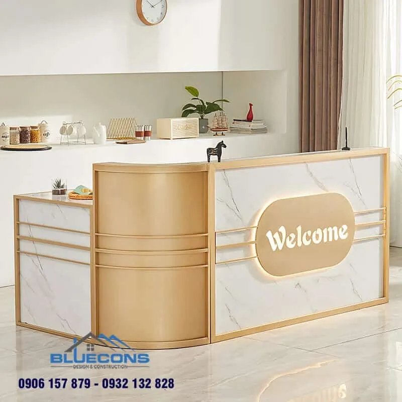 Quầy thu ngân chữ L đẹp 14 Thiết kế phòng chung cư đẹp