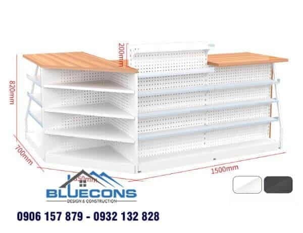 Quầy thu ngân chữ L đẹp 9 Thiết kế phòng chung cư đẹp