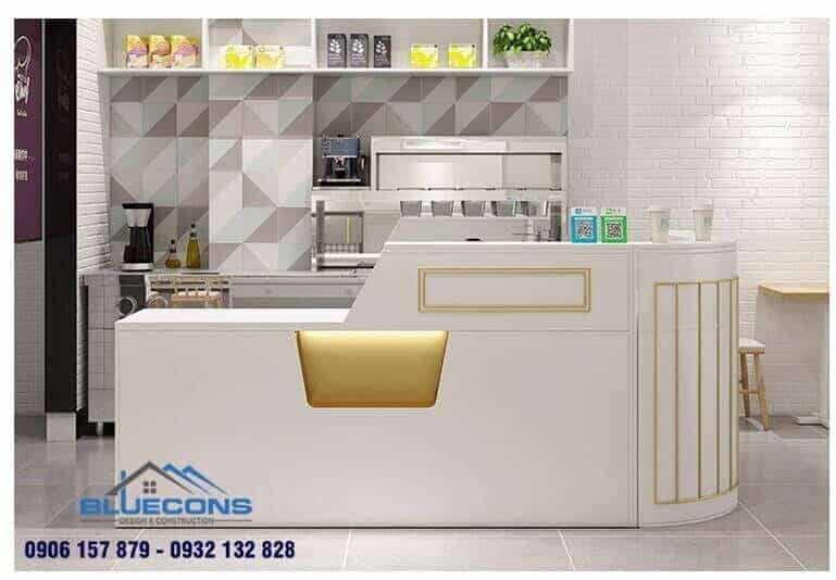 Quầy thu ngân chữ L đẹp 6 Thiết kế phòng chung cư đẹp