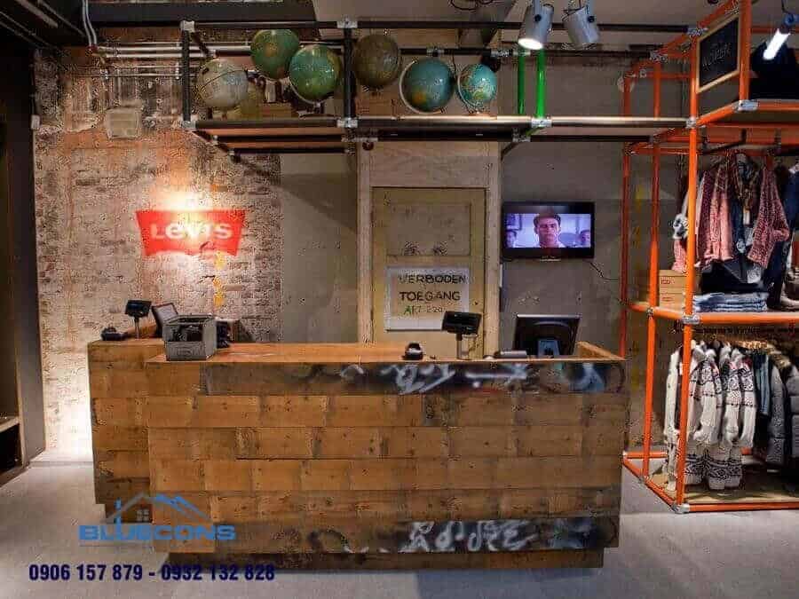 Quầy thu ngân chữ L đẹp 5 Thiết kế phòng chung cư đẹp