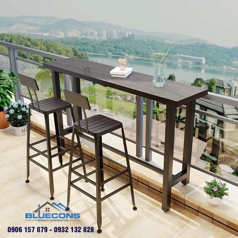 Quầy bar cafe ngoài trời 8 Thiết kế phòng chung cư đẹp