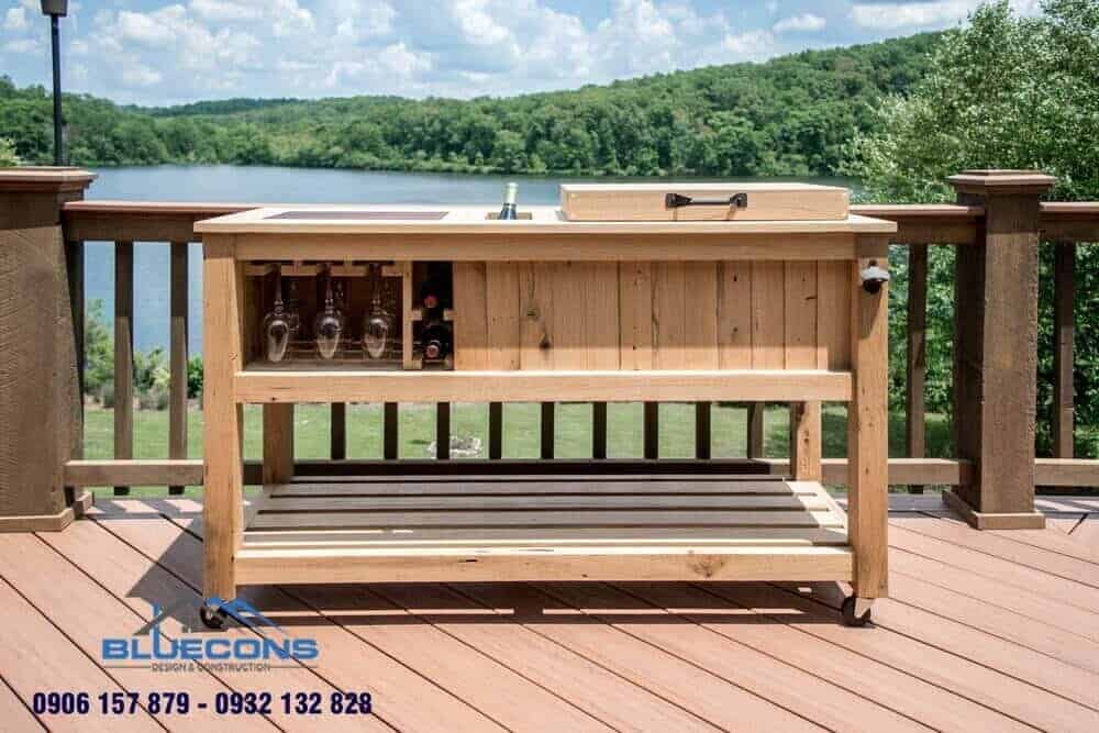 Quầy bar cafe đơn giản cho các cặp đôi tâm sự hết sức lý tưởng