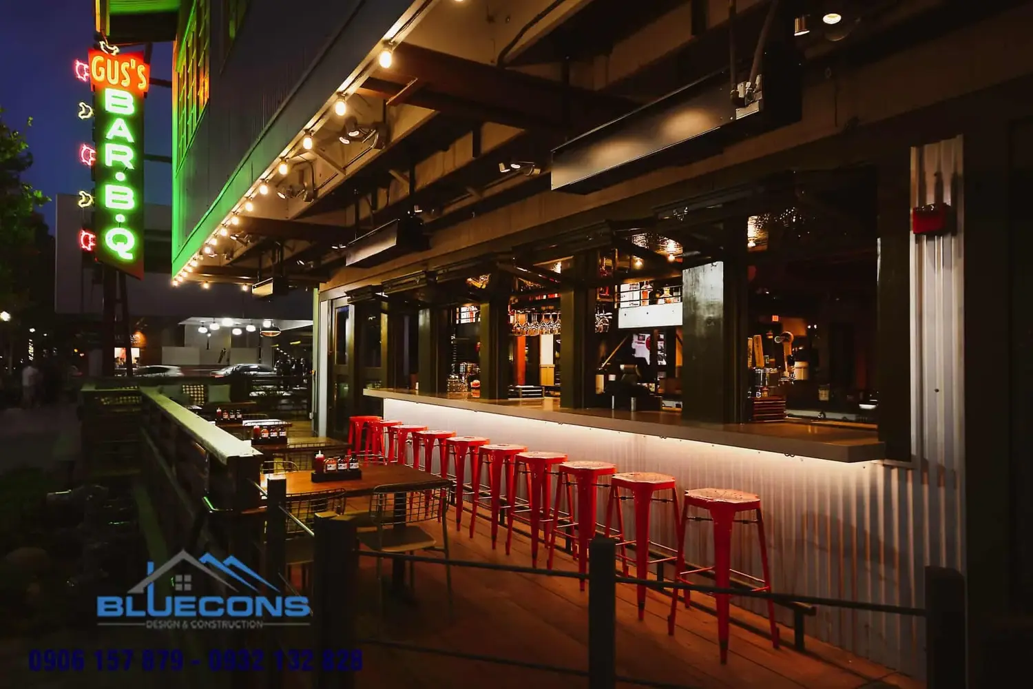 Quầy bar cafe ngoài trời 11 Thiết kế phòng chung cư đẹp