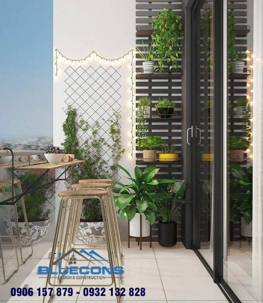 Quầy bar cafe ngoài trời 7 Thiết kế phòng chung cư đẹp
