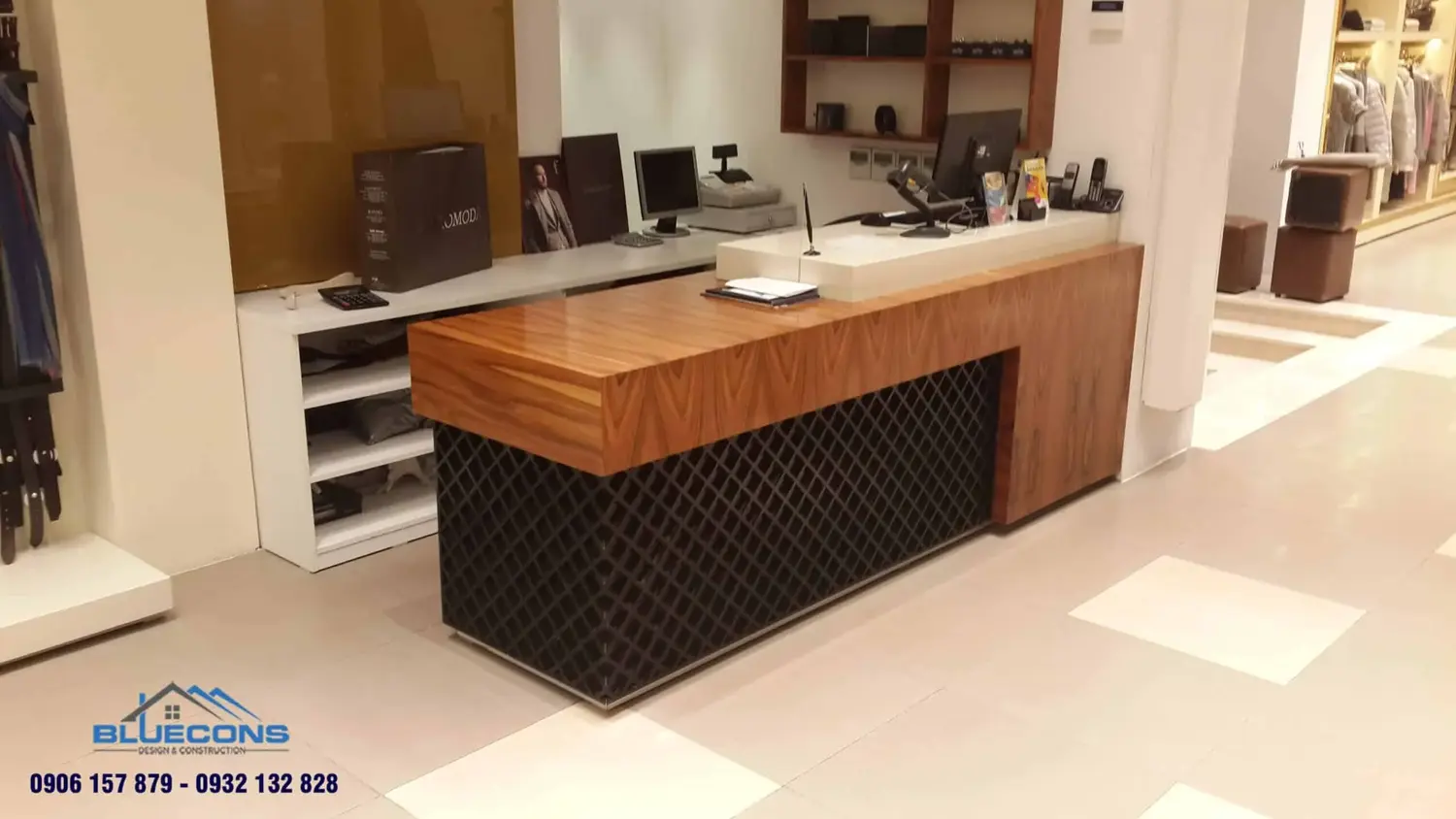 99+ Mẫu Quầy thu ngân gỗ công nghiệp đẹp nhất 3 Thiết kế phòng chung cư đẹp