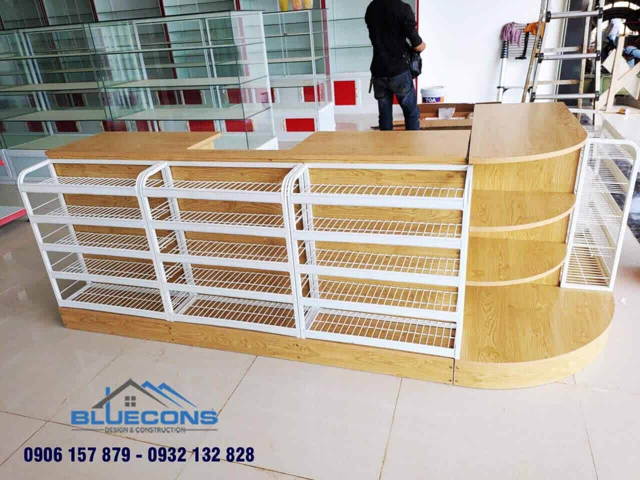 99+ Mẫu Quầy thu ngân gỗ công nghiệp đẹp nhất 4 Thiết kế phòng chung cư đẹp
