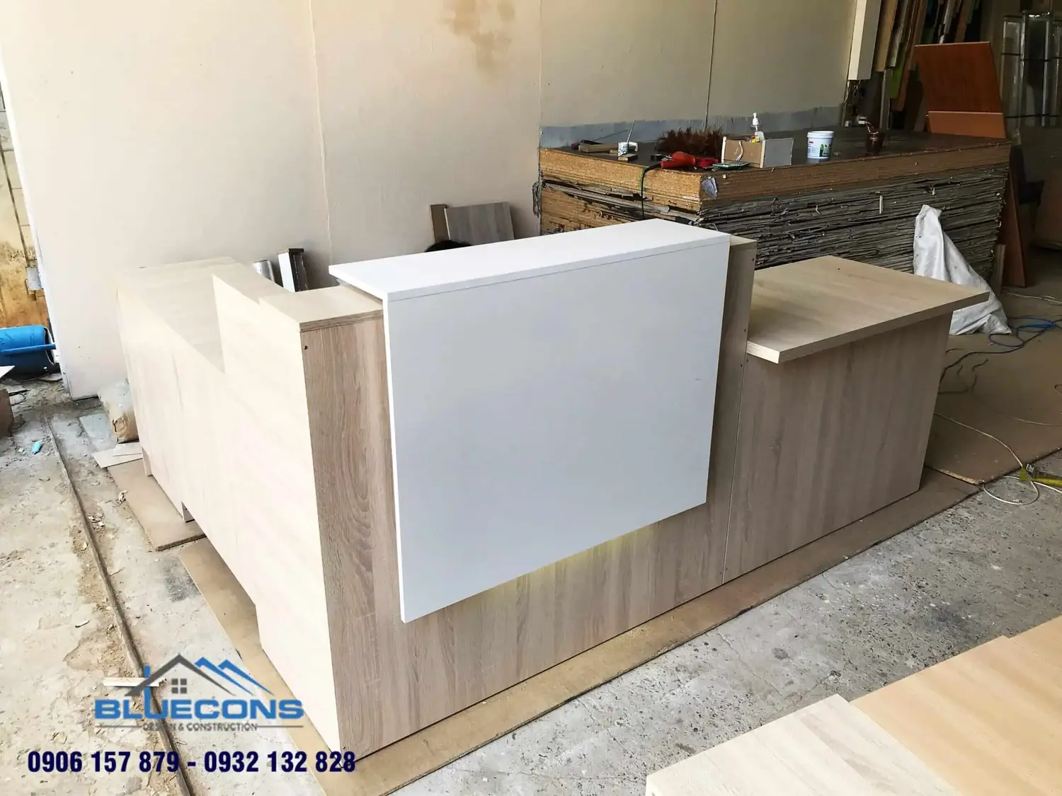 99+ Mẫu Quầy thu ngân gỗ công nghiệp đẹp nhất 9 Thiết kế phòng chung cư đẹp