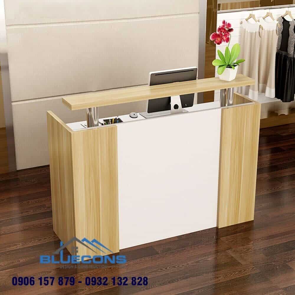 Quầy thu ngân gỗ thông chất lượng 3 Thiết kế phòng chung cư đẹp