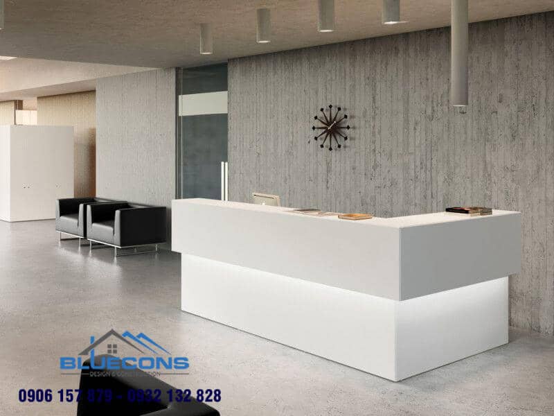 Quầy thu ngân nhựa acrylic bền đẹp 4 Quầy thu ngân gỗ đẹp giá thành thấp
