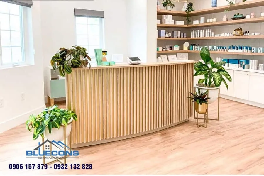 Quầy thu ngân spa đẹp TPHCM 11 Thiết kế phòng chung cư đẹp