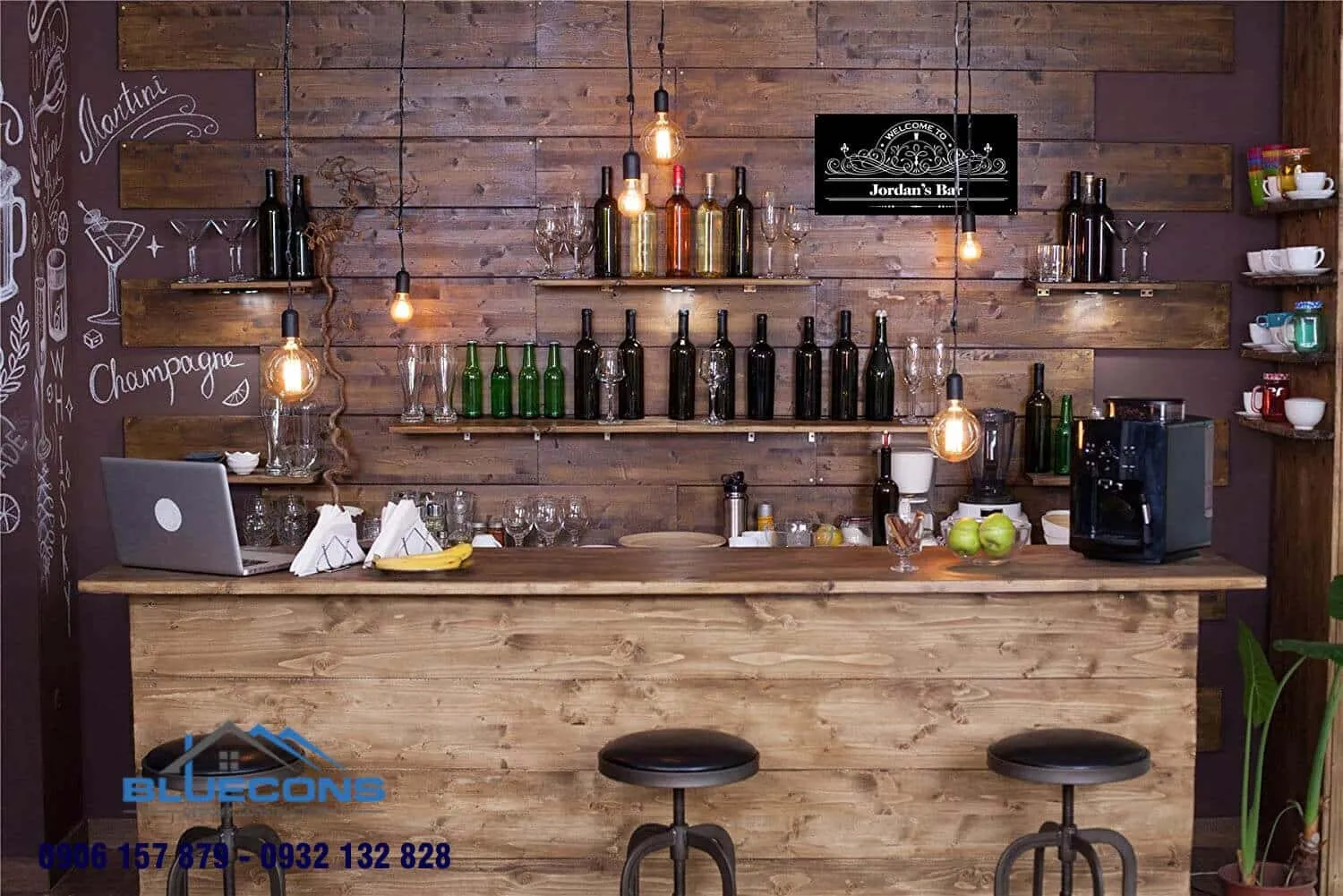 Quầy thu ngân gỗ đẹp giá thành thấp