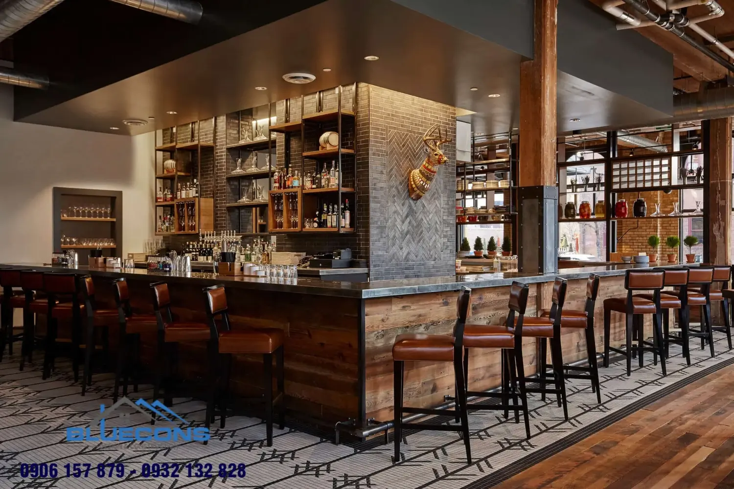 Quầy thu ngân gỗ đẹp giá thành thấp