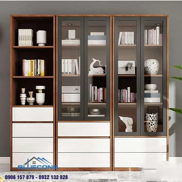100+ mẫu tủ kính trưng bày đẹp “cân tất” mọi không gian 8 Thiết kế phòng chung cư đẹp