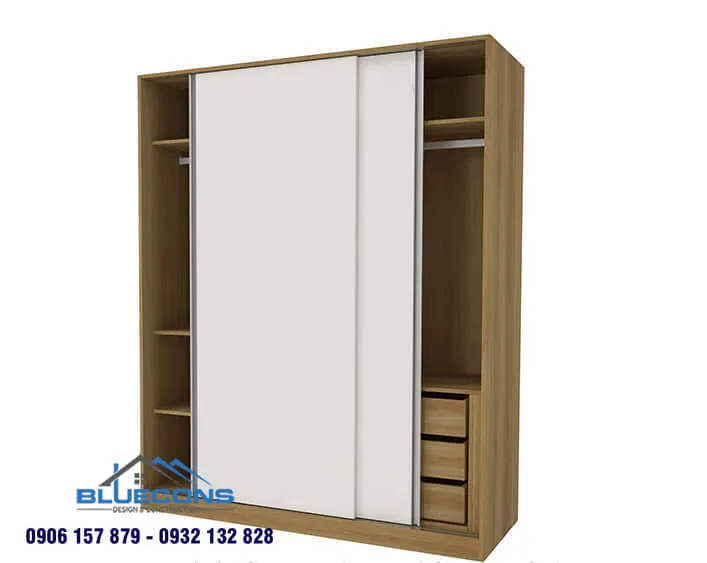 Đâu là lý do nên chọn mua tủ quần áo cửa lùa 2 cánh?