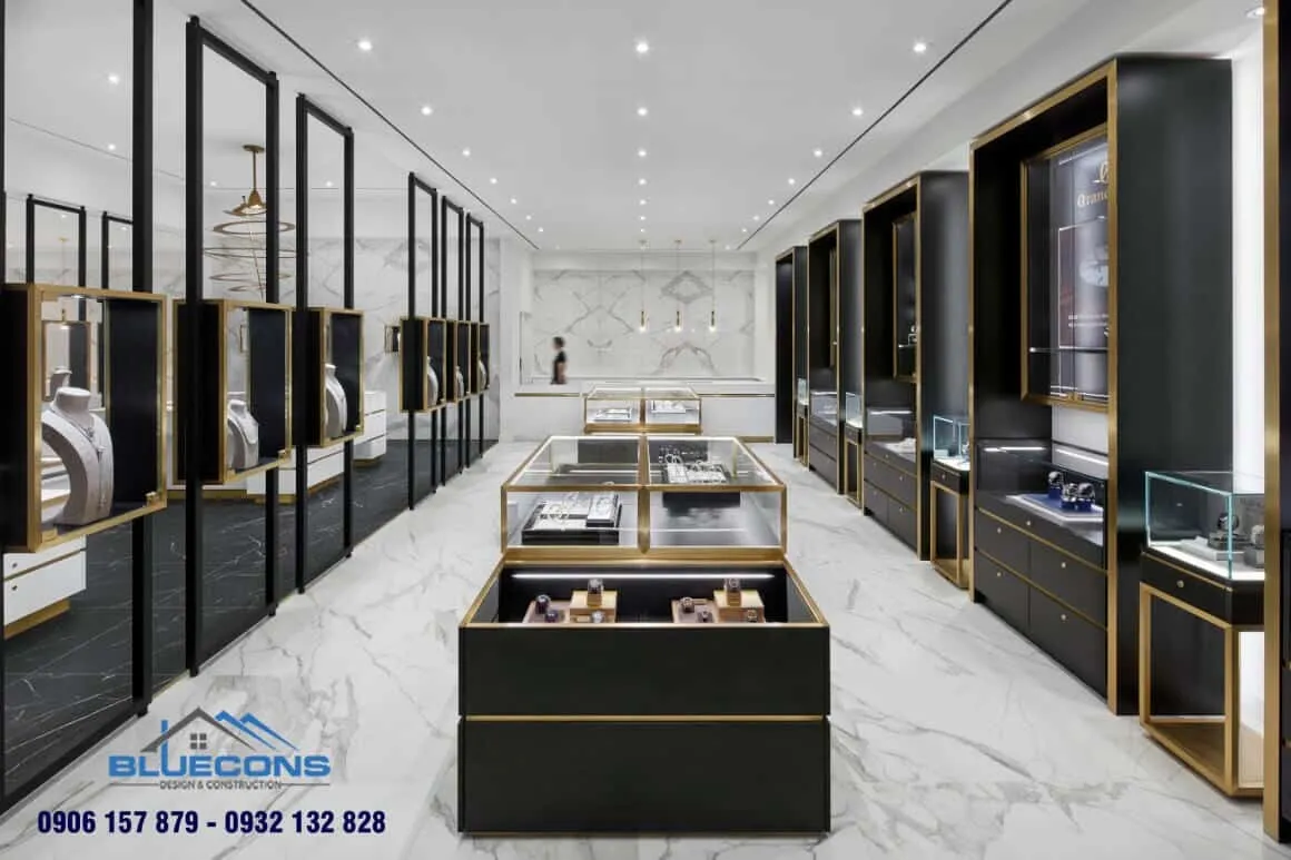 Tủ trưng bày trang sức 13 Thiết kế phòng chung cư đẹp