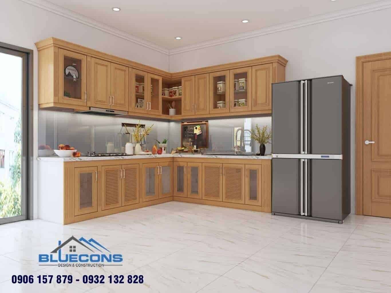 Tủ nhà bếp cho nhà phố, chung cư khiến bao người mê đắm
