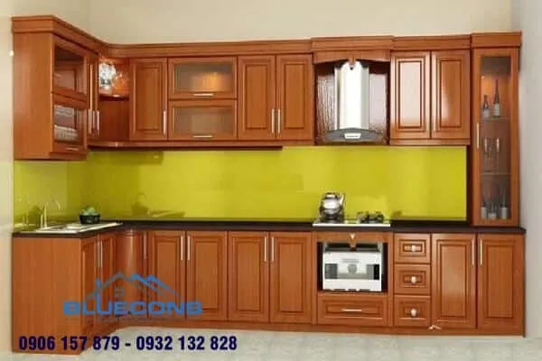 35+ Mẫu tủ bếp kính cường lực 2 Thiết kế phòng chung cư đẹp